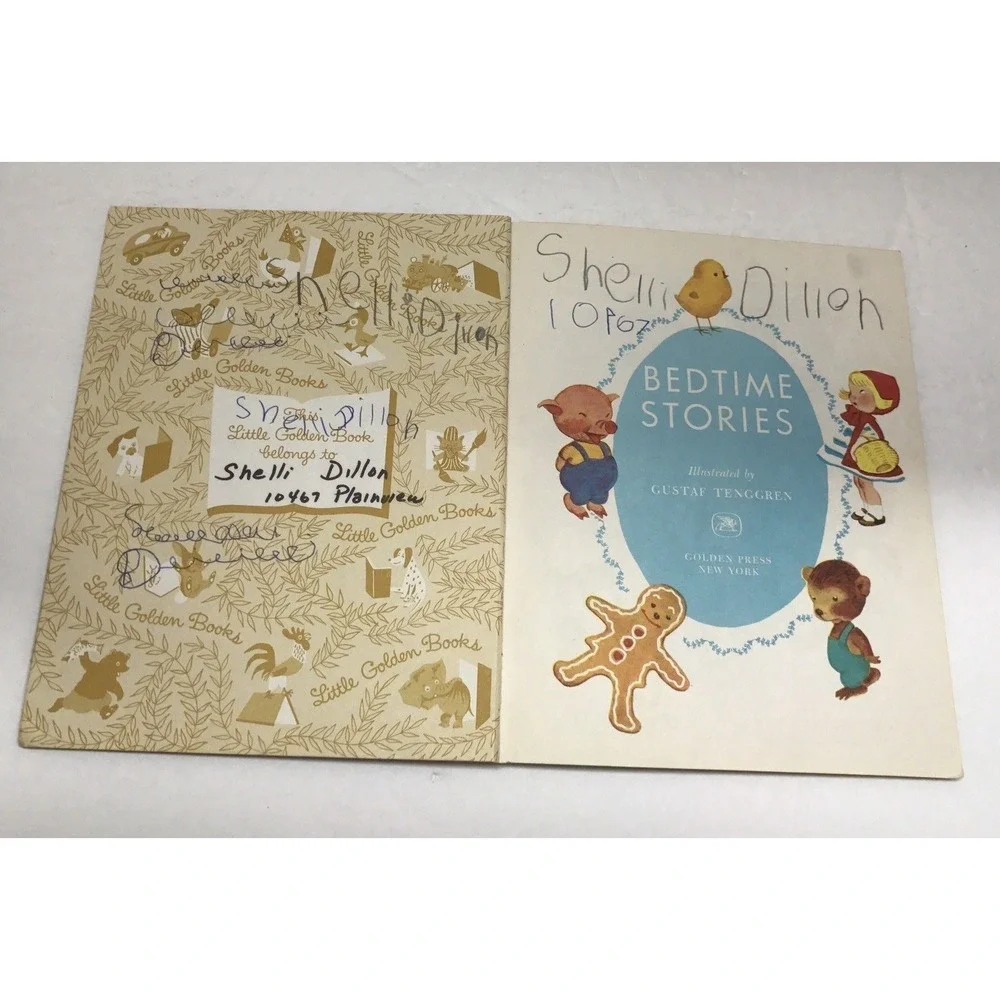 Vintage 1942 Little Golden Book Bedtime Stories LGB